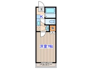 ｲﾝﾃﾘｼﾞｪﾝﾄ国見の物件間取画像